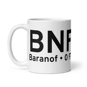 Baranof (BNF) Airport Mug