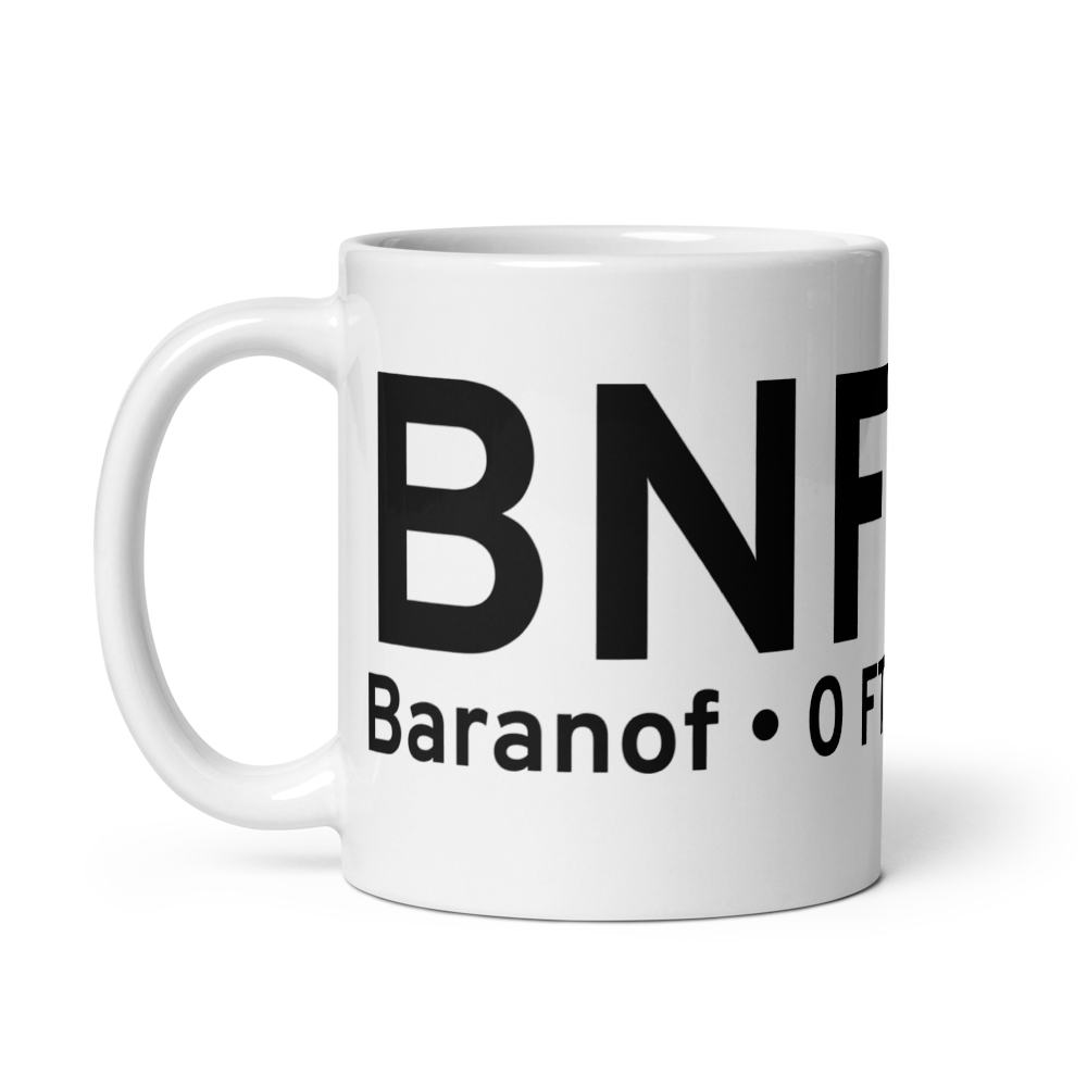 Baranof (BNF) Airport Mug 