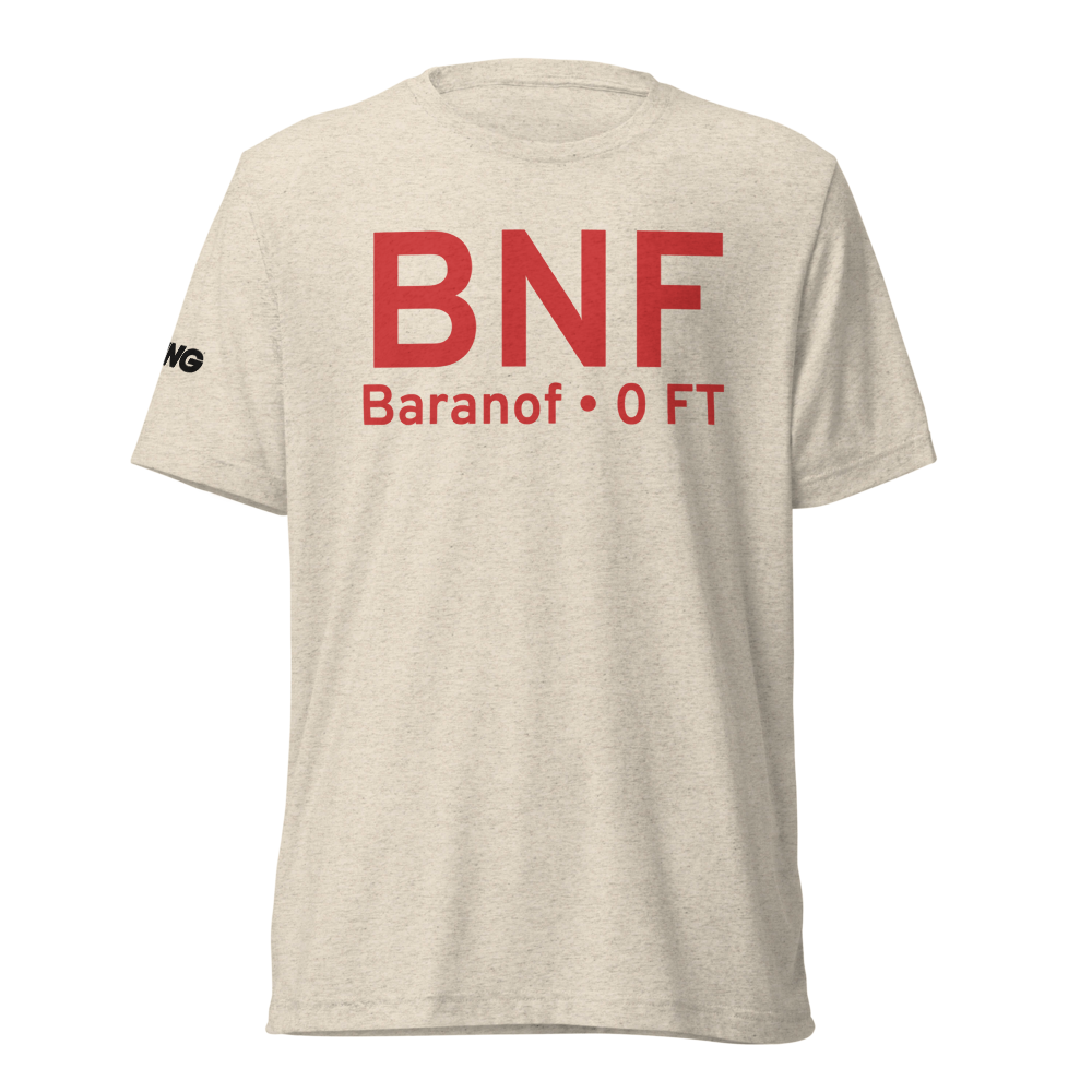 Baranof (BNF) Airport Tri-blend T-Shirt 