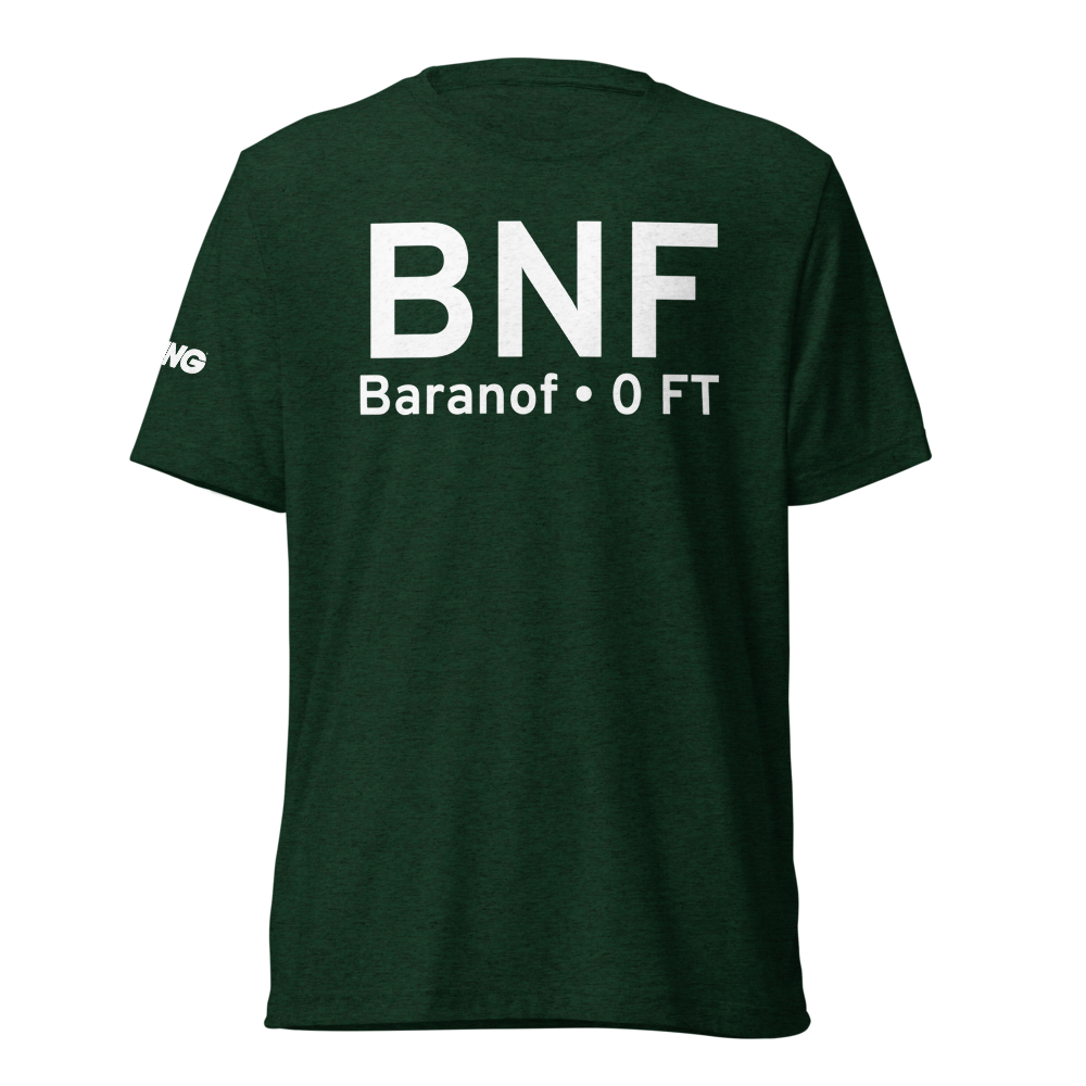 Baranof (BNF) Airport Tri-blend T-Shirt 