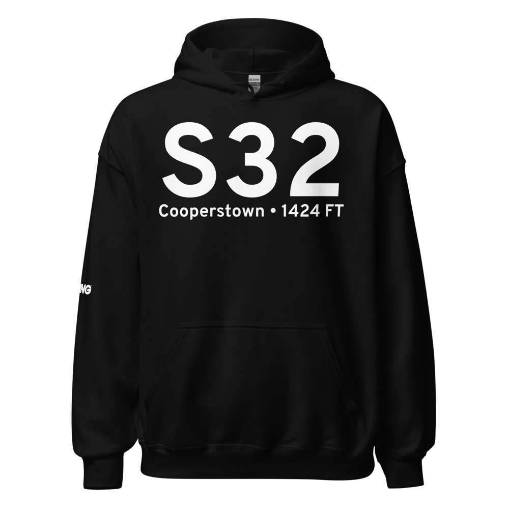 Cooperstown (KS32) Airport Hoodie Sweatshirt 