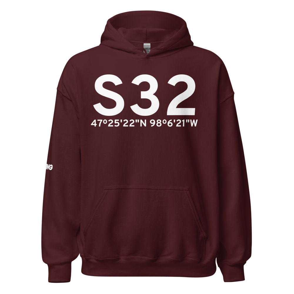 Cooperstown (KS32) Airport Hoodie Sweatshirt 