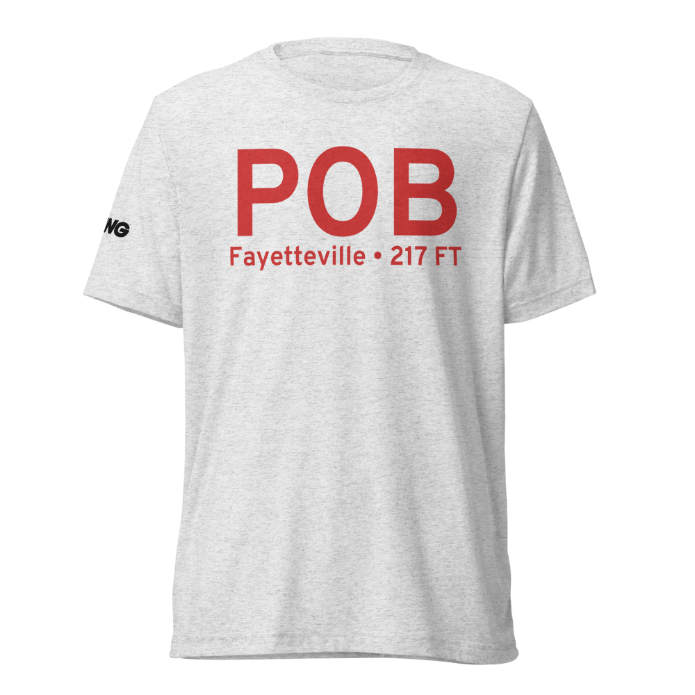 Fayetteville (KPOB) Airport Tri-blend T-Shirt 