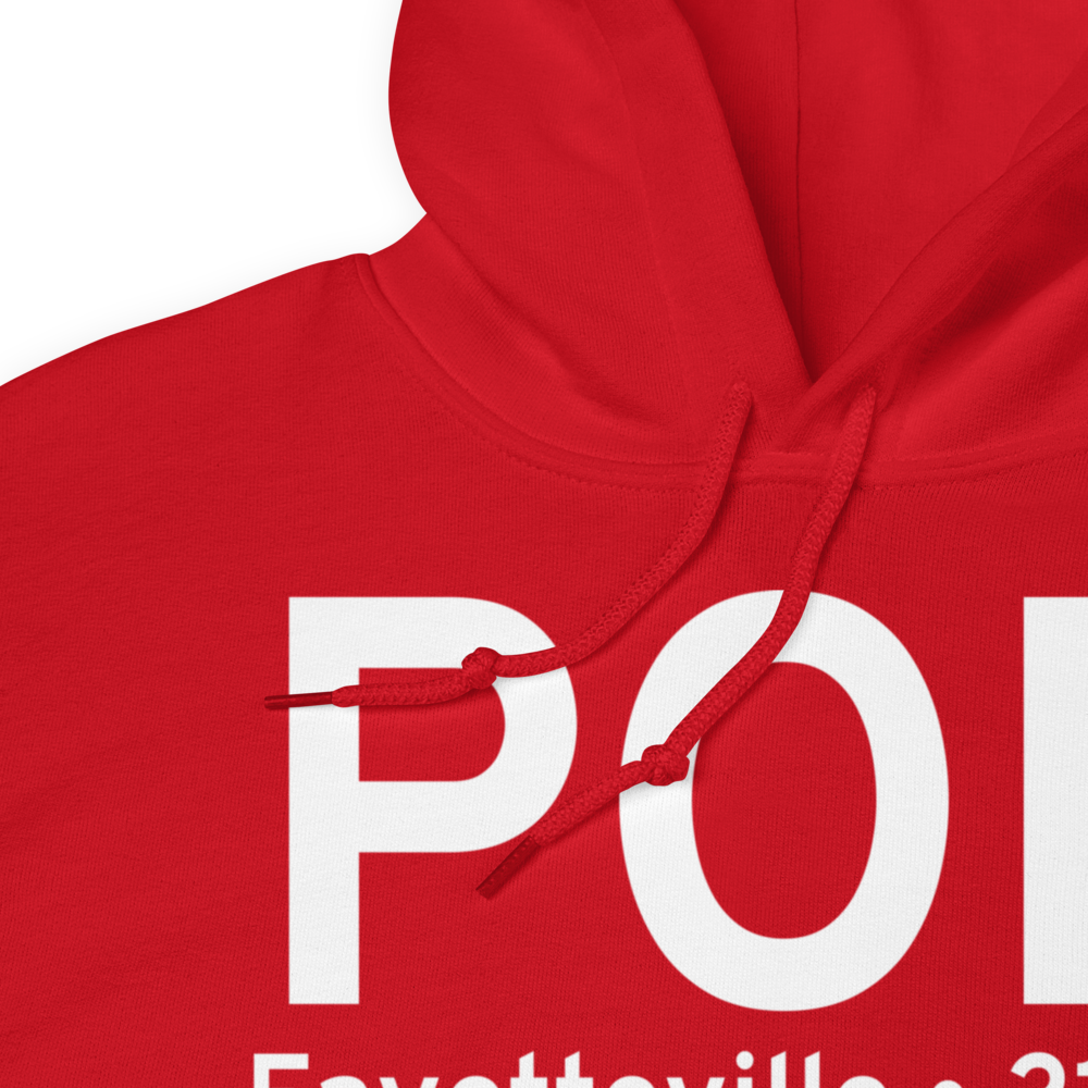 Fayetteville (KPOB) Airport Hoodie Sweatshirt 