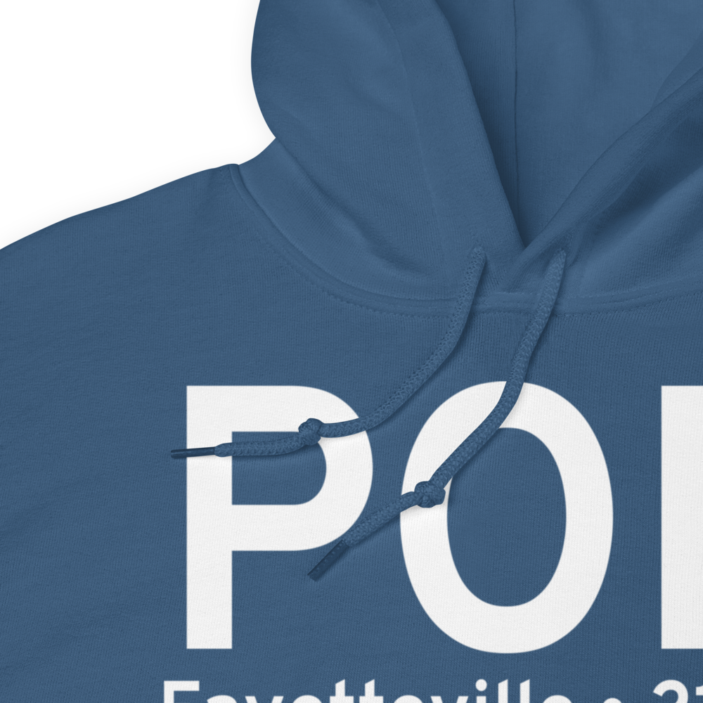 Fayetteville (KPOB) Airport Hoodie Sweatshirt 