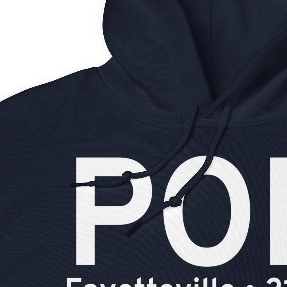 Fayetteville (KPOB) Airport Hoodie Sweatshirt 