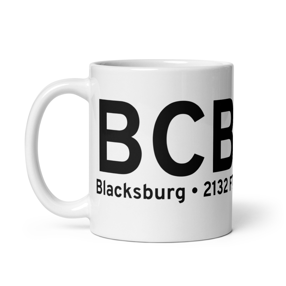 Blacksburg (KBCB) Airport Mug 