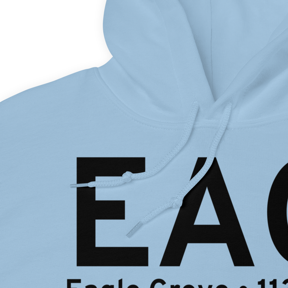 Eagle Grove (KEAG) Airport Hoodie Sweatshirt 