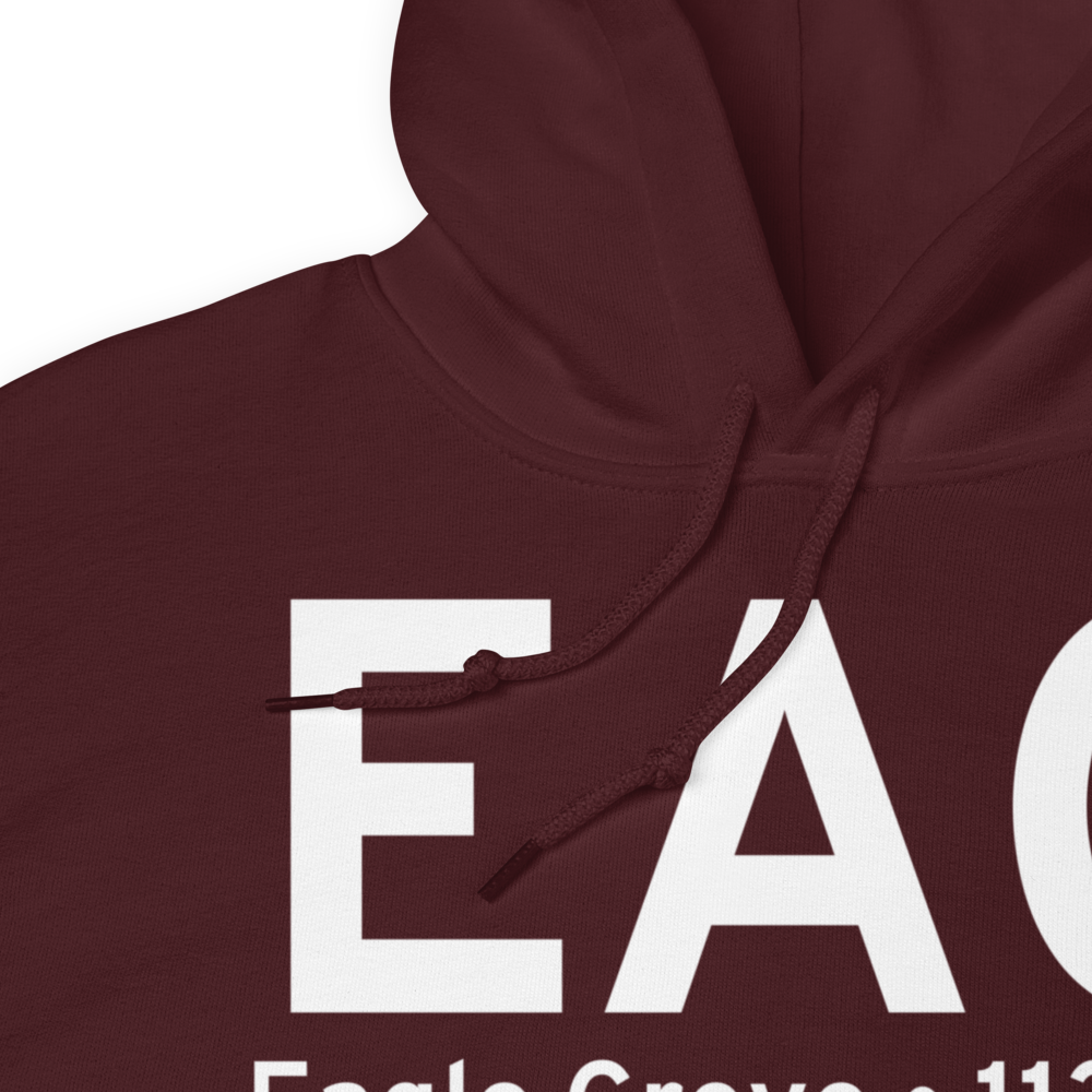 Eagle Grove (KEAG) Airport Hoodie Sweatshirt 