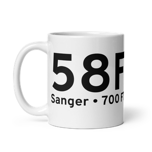 Sanger (58F) Airport Mug