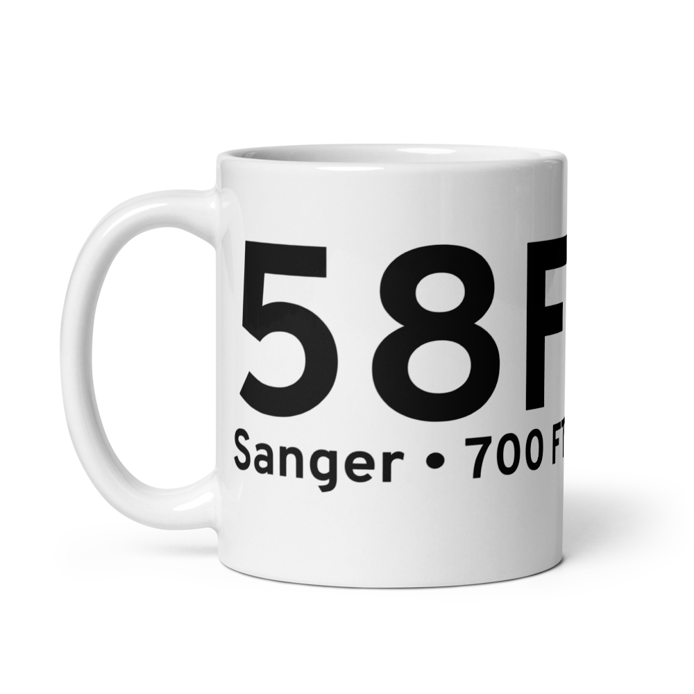 Sanger (58F) Airport Mug 