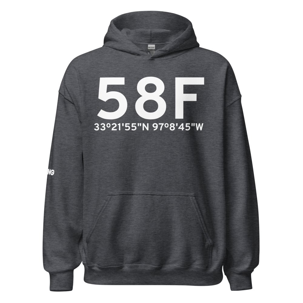 Sanger (58F) Airport Hoodie Sweatshirt 