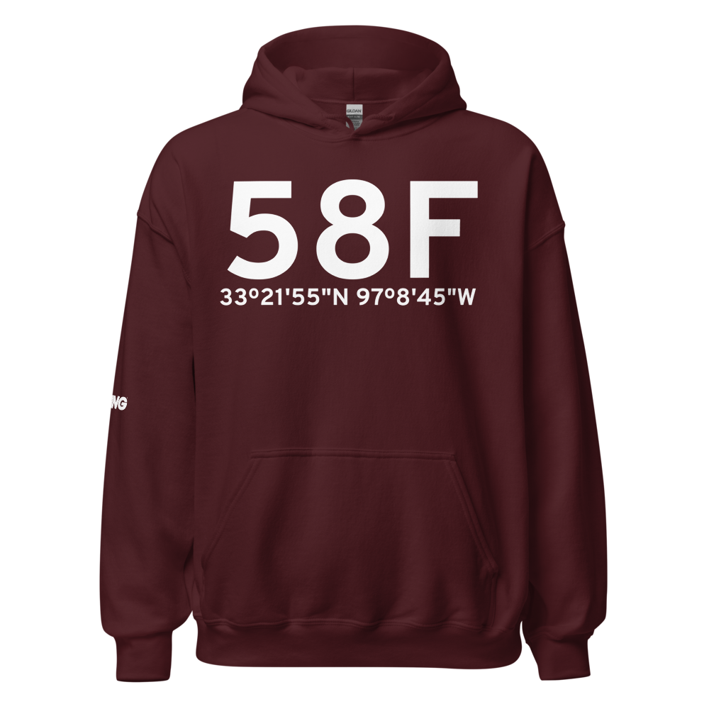 Sanger (58F) Airport Hoodie Sweatshirt 
