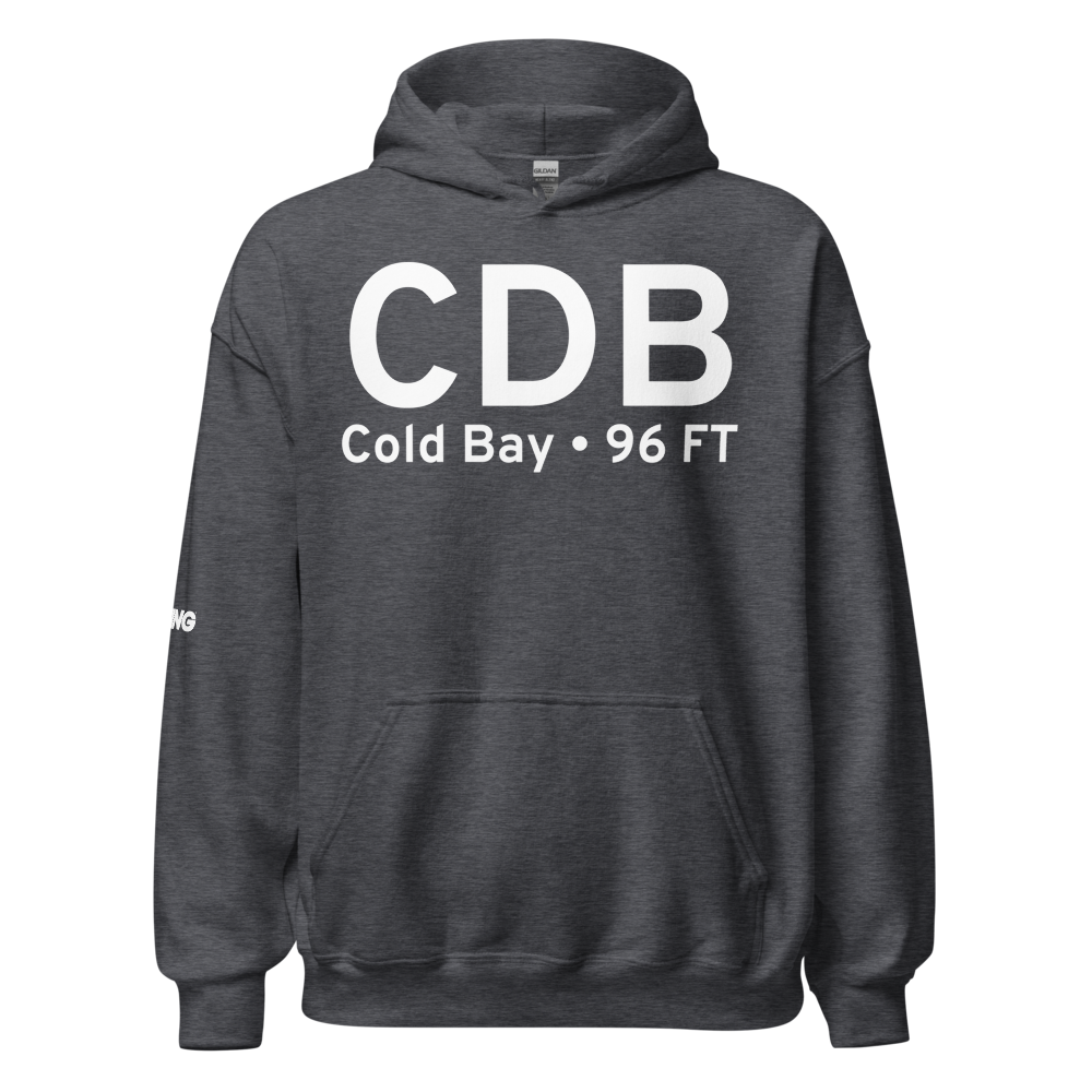 Cold Bay (PACD) Airport Hoodie Sweatshirt 
