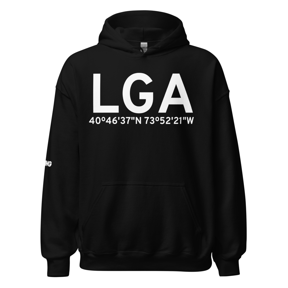 New York (KLGA) Airport Hoodie Sweatshirt 
