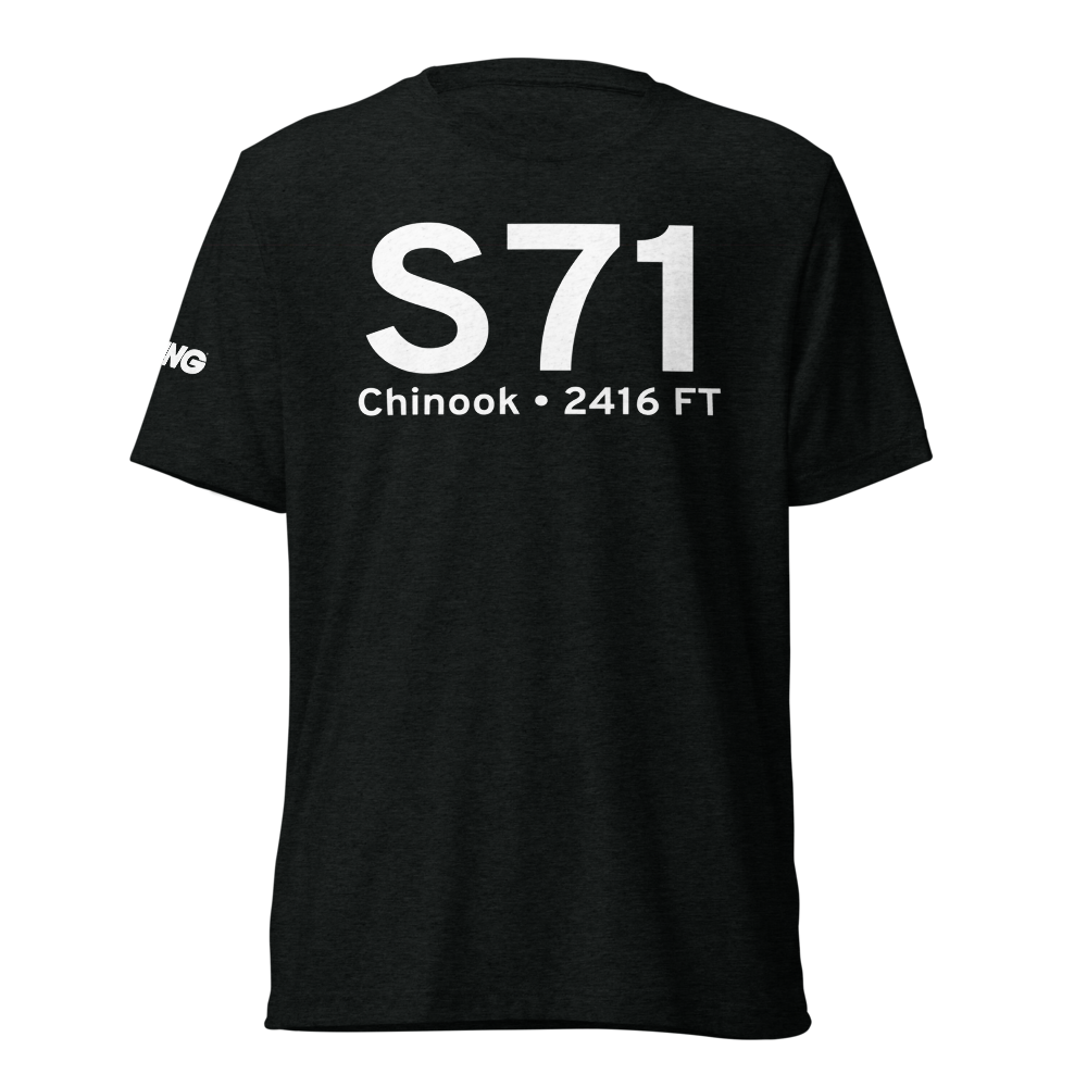 Chinook (KS71) Airport Tri-blend T-Shirt 