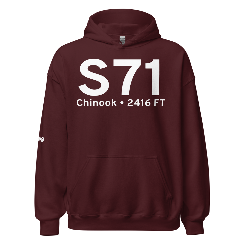 Chinook (KS71) Airport Hoodie Sweatshirt 