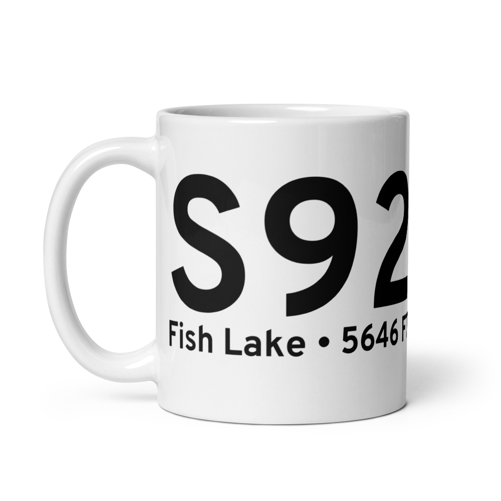 Fish Lake (S92) Airport Mug 