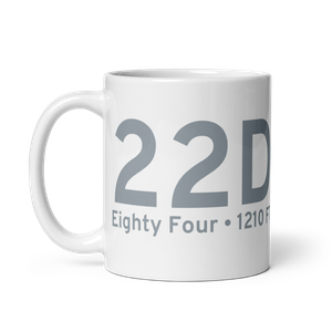 Eighty Four (22D) Airport Mug