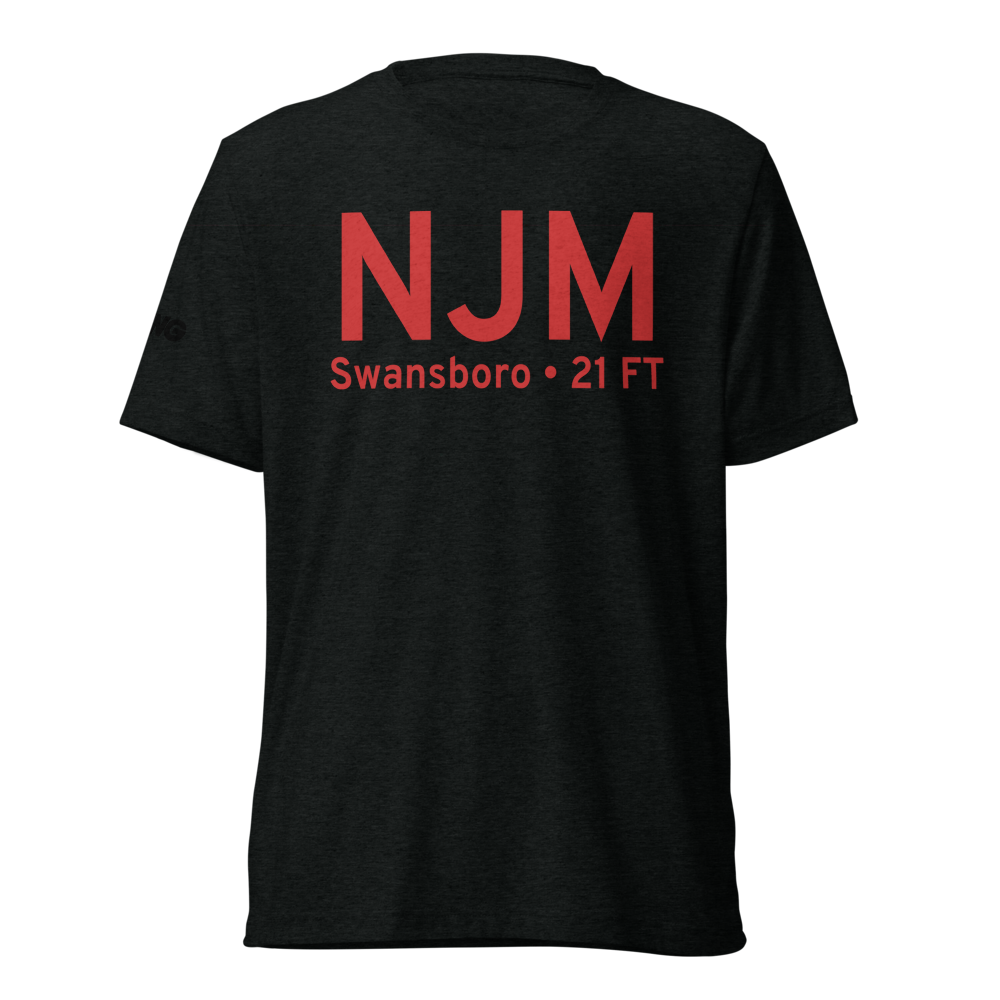 Swansboro (KNJM) Airport Tri-blend T-Shirt 