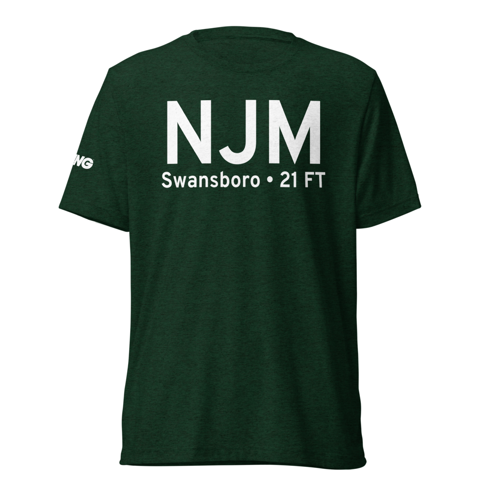 Swansboro (KNJM) Airport Tri-blend T-Shirt 