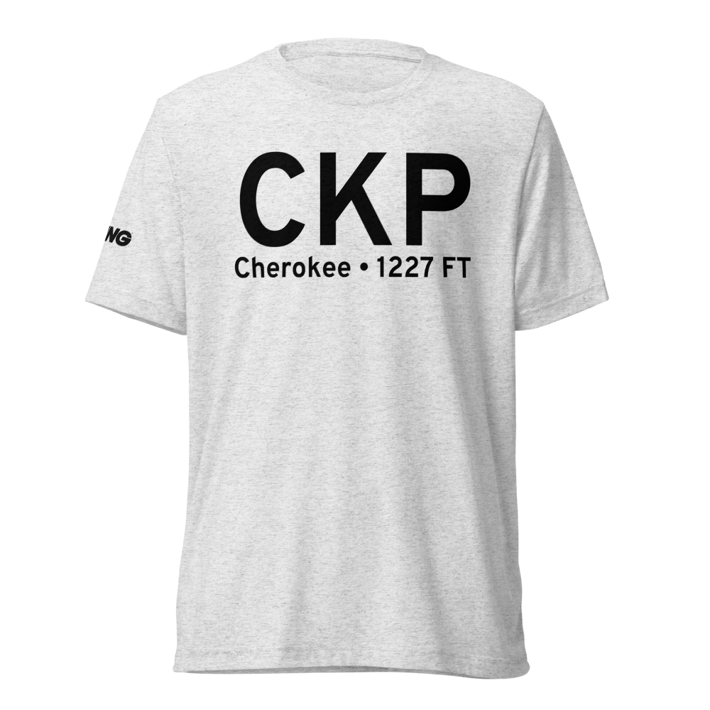 Cherokee (KCKP) Airport Tri-blend T-Shirt 