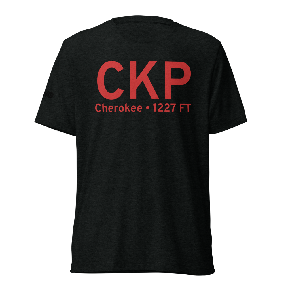 Cherokee (KCKP) Airport Tri-blend T-Shirt 