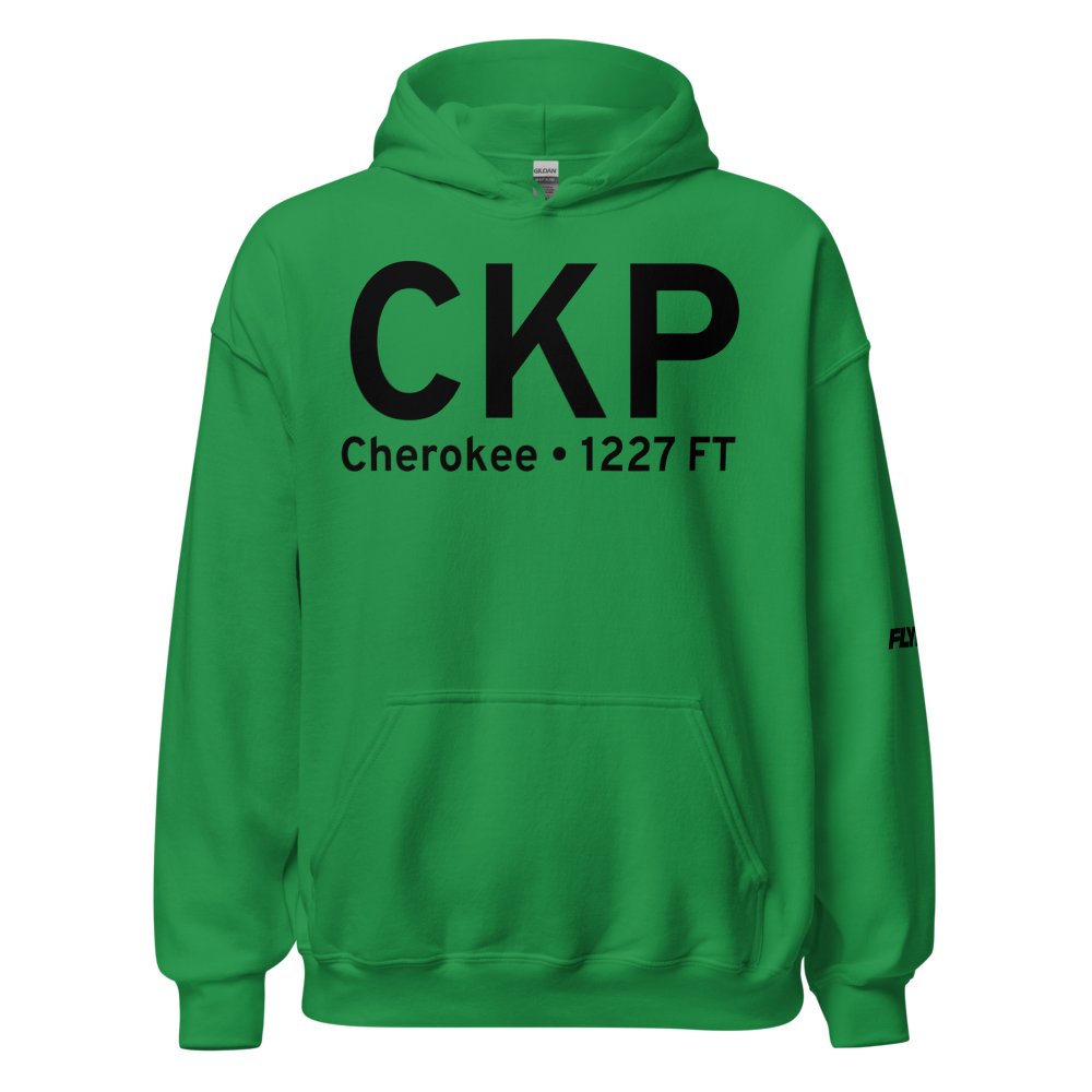Cherokee (KCKP) Airport Hoodie Sweatshirt 
