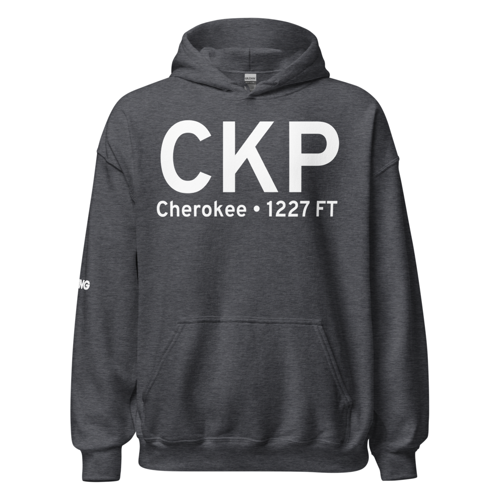 Cherokee (KCKP) Airport Hoodie Sweatshirt 