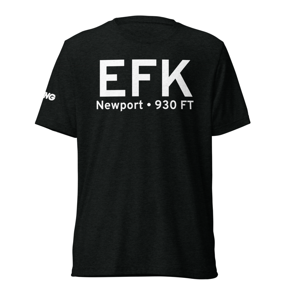Newport (KEFK) Airport Tri-blend T-Shirt 