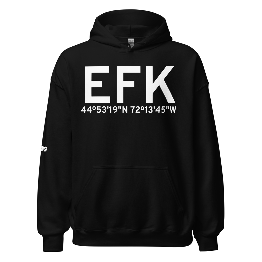 Newport (KEFK) Airport Hoodie Sweatshirt 