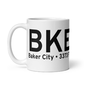 Baker City (KBKE) Airport Mug