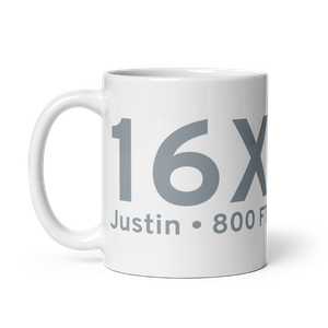 Justin (16X) Airport Mug