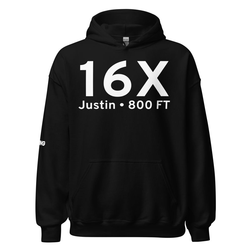 Justin (16X) Airport Hoodie Sweatshirt 