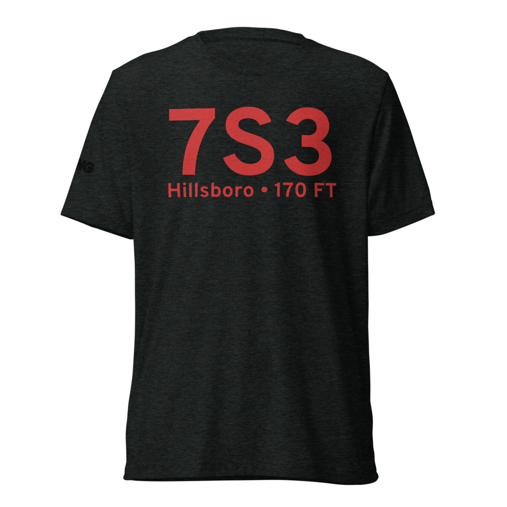 Hillsboro (7S3) Airport Tri-blend T-Shirt 