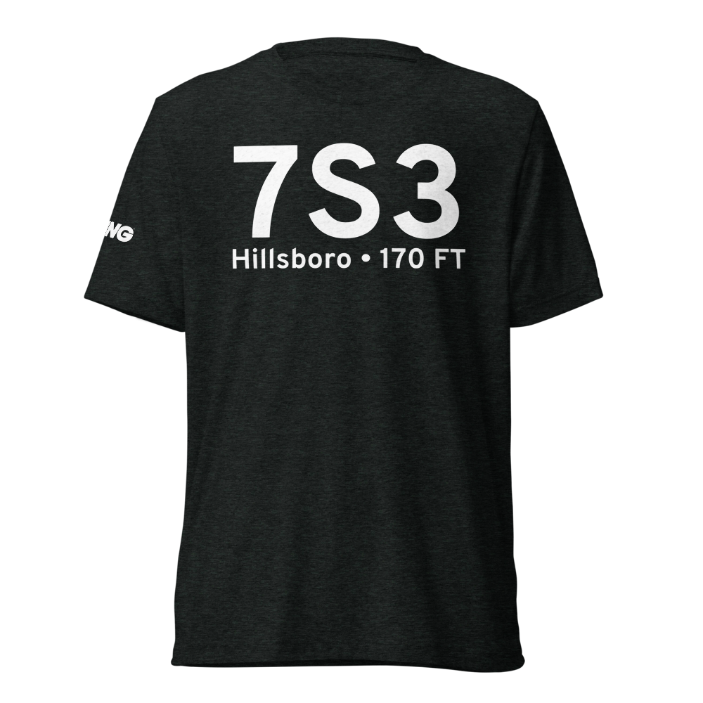 Hillsboro (7S3) Airport Tri-blend T-Shirt 