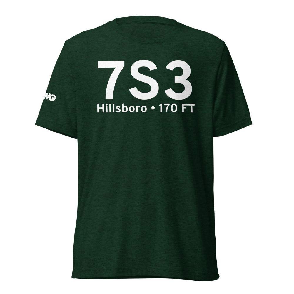 Hillsboro (7S3) Airport Tri-blend T-Shirt 