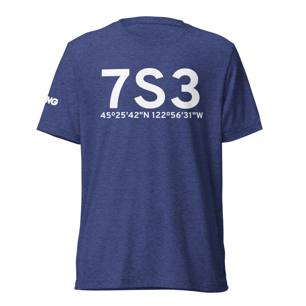 Hillsboro (7S3) Airport Tri-blend T-Shirt 