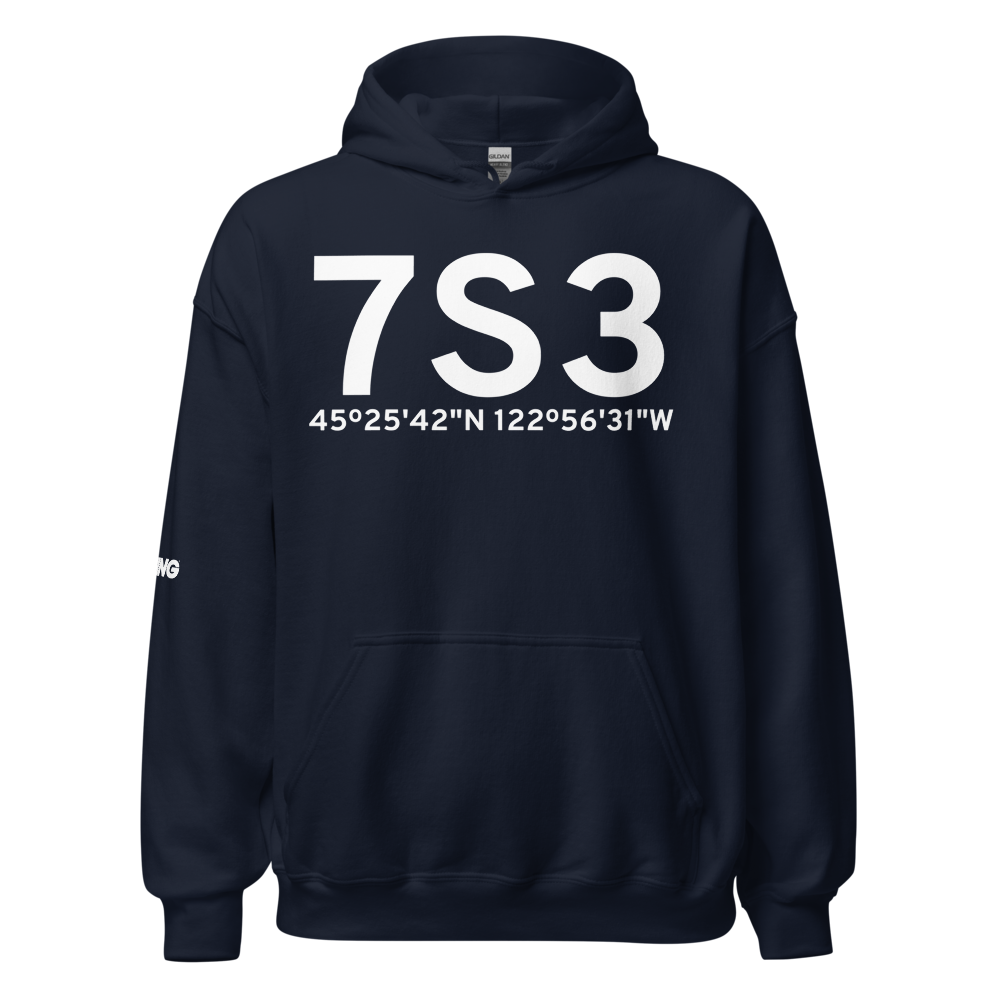 Hillsboro (7S3) Airport Hoodie Sweatshirt 
