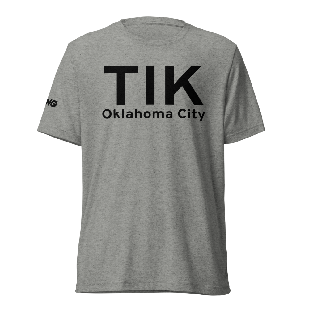 Oklahoma City (KTIK) Airport Tri-blend T-Shirt 