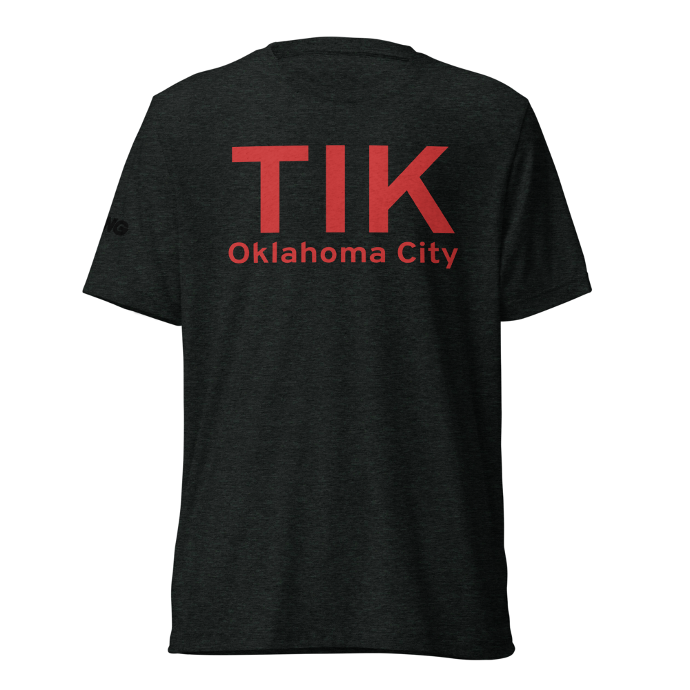 Oklahoma City (KTIK) Airport Tri-blend T-Shirt 