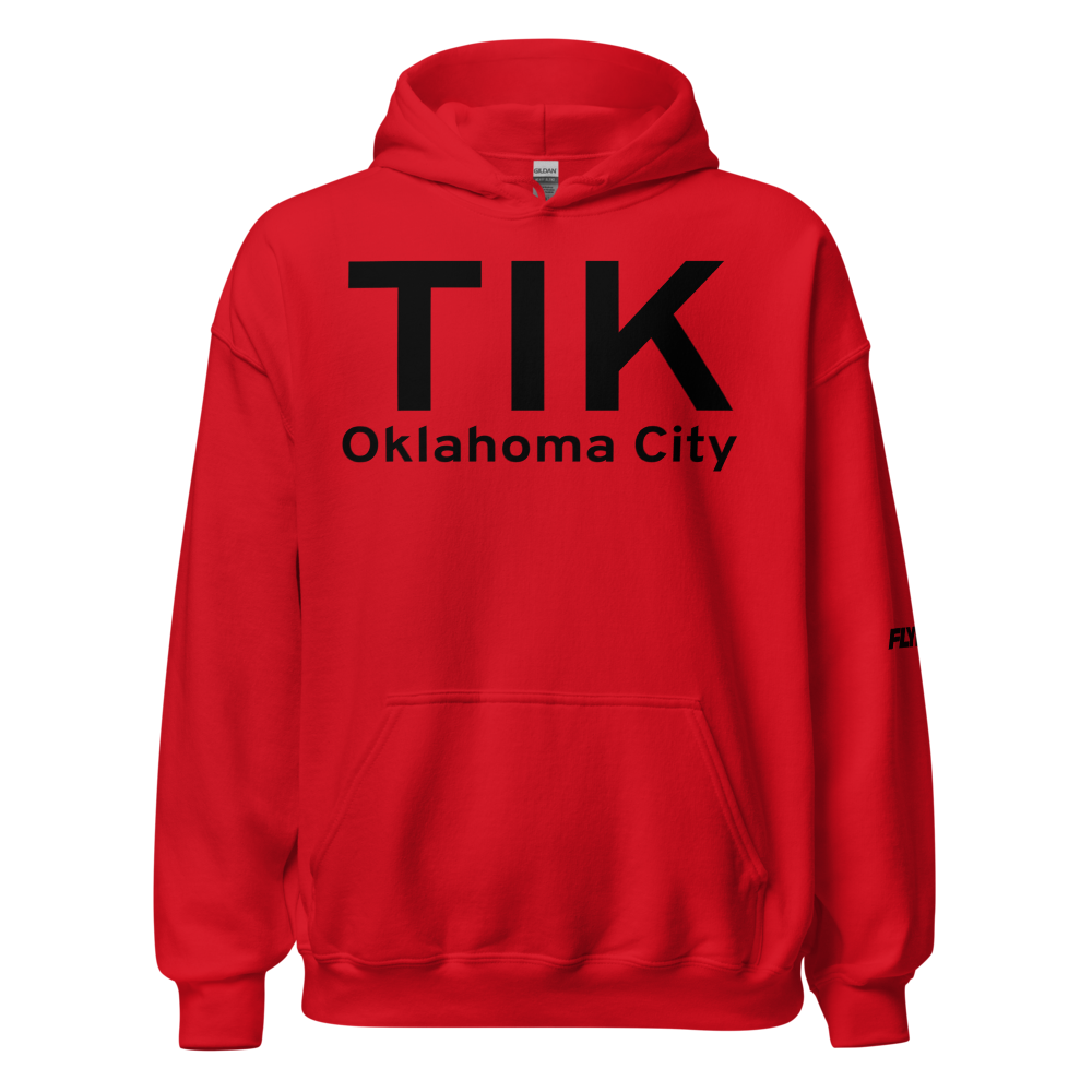 Oklahoma City (KTIK) Airport Hoodie Sweatshirt 