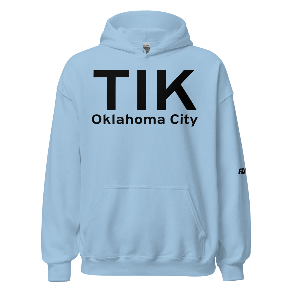 Oklahoma City (KTIK) Airport Hoodie Sweatshirt 