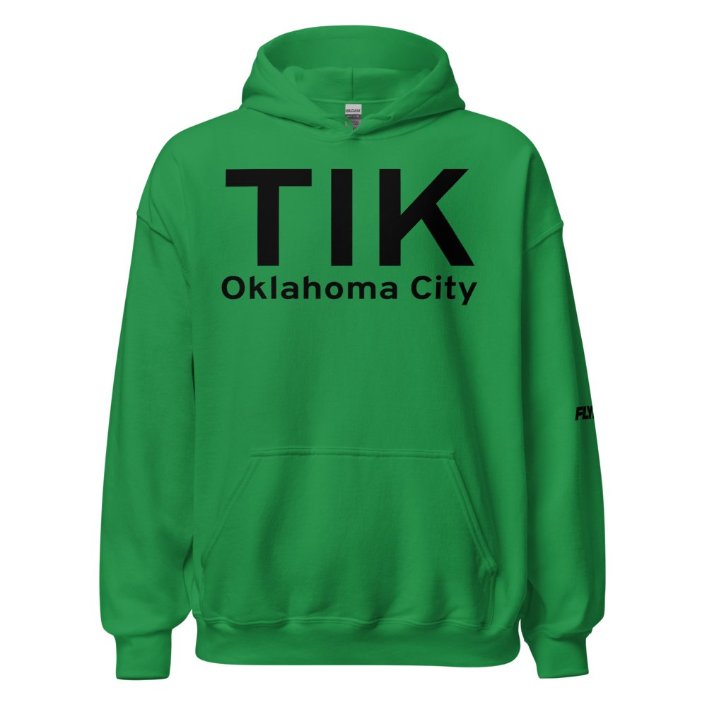 Oklahoma City (KTIK) Airport Hoodie Sweatshirt 
