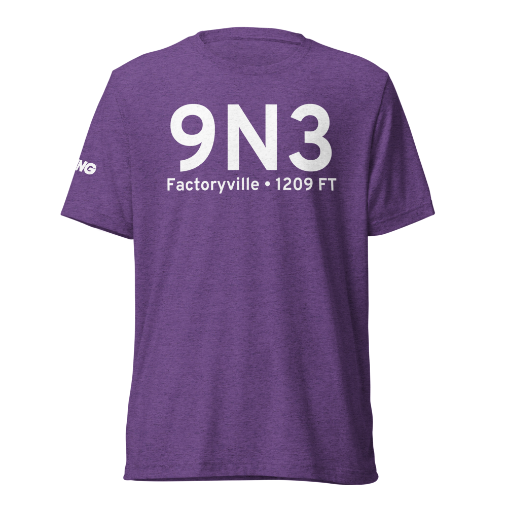 Factoryville (9N3) Airport Tri-blend T-Shirt 
