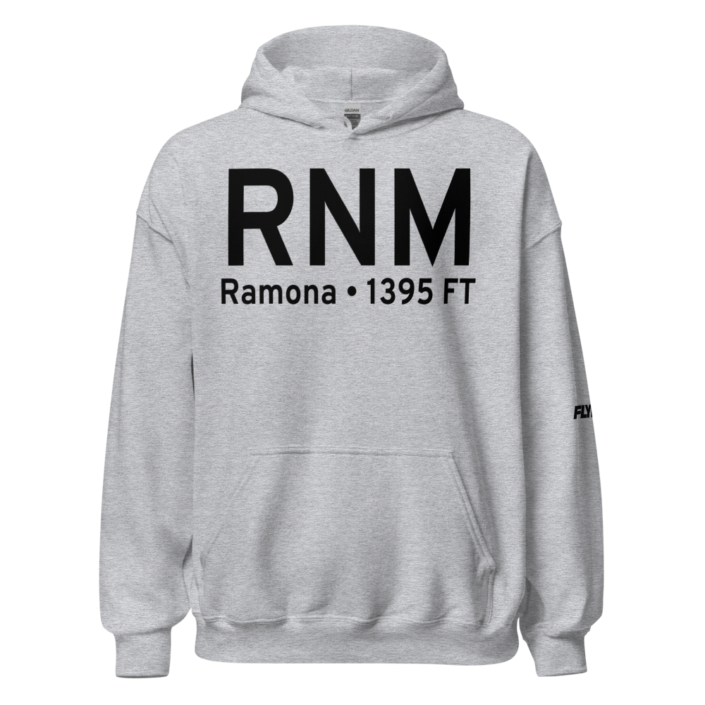 Ramona (KRNM) Airport Hoodie Sweatshirt 