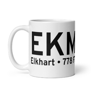 Elkhart (KEKM) Airport Mug