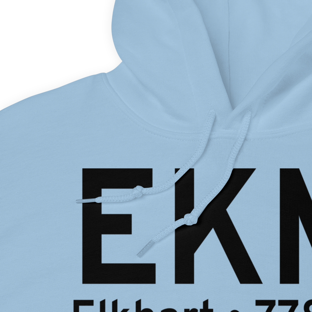 Elkhart (KEKM) Airport Hoodie Sweatshirt 