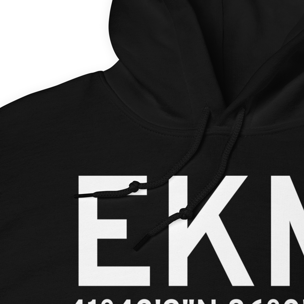 Elkhart (KEKM) Airport Hoodie Sweatshirt 
