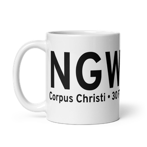 Corpus Christi (KNGW) Airport Mug